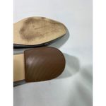 Calvin Klein  Women Patent Leather Ballet Flats Silver CK Logo Buckle Gray Size 8 Photo 8