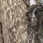 Oscar de la Renta  100% silk tie blouse Photo 1
