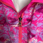 Helly Hansen Vintage 90s Hansen pink sea life‎ floral bomber jacket size large women Norway Photo 3