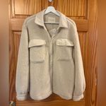 Thread and Supply Size Large Teddy Fleece Shacket Jacket New With Tags Photo 3