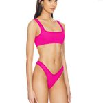 Good American Always Fits Khloe Scoop Bikini Top in Pink Glow XXS/XS NEW Photo 1