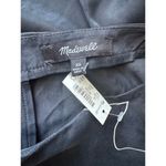 Madewell NWT  Satin Long Sleeve True Black Shift Mini Dress Women’s Size XS Photo 8