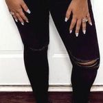 Charlotte Russe Black Distressed Jeans Photo 0