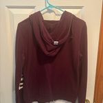 Victoria's Secret  PINK Burgundy Sweatshirt Photo 2
