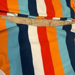 Striped, multicolored, and strapless bikini in size small Photo 9