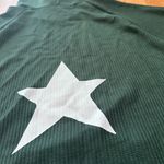 Star Print Hoodie Green Photo 2