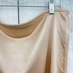 American Vintage MEDIUM Maidenform 60's Beige Cream Nylon Lace Slip Midi Dress Photo 2