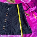 ZARA  Black suede Mini Skirt size M Photo 3