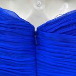 Jovani Y2K Fairy Winter Ball Dress Womens 2 Blue Silk Feathered Beaded Detail Photo 6