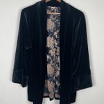 Chico's 2 Travelers Cardigan Kimono Womens 12/14 Velvet Burnout Open Reversible L Photo 8