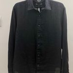Banana Republic 100% Linen Shirt – Black, Size L (Standard Fit) Photo 0