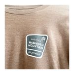 Mammoth Mountain Longsleeve Women Size M Map Logo Design Wool Blend Crew Brown Size M Photo 4