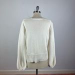 Mih Jeans Cream Lova Knit Sweater Size L Photo 5