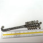 Bohemian antique silver tone vintage disc necklace Photo 7