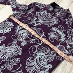 Anthropologie  Paisley Mock Neck Mini Dress Size Medium Photo 6