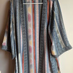 Christopher & Banks  Multi Color Kimono Size S/M Photo 0