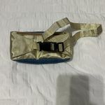Denim and gold bum bag Blue Photo 1