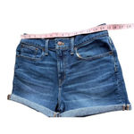 J. Crew Classic Stretch denim short in dark Pacific blue wash Size 28 Photo 6