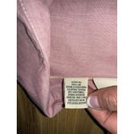 LL‎ Bean Womens Pink White Long Sleeve Ruffle Shirt Large Red Size 12 Photo 5