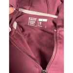 5.11  Tactical Full Zip Selma Hoodie Jacket Athletic Gray Burgundy Women's Size L Photo 5