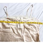 Mossimo Womens Y2K 2000s Silk Cami Tank Top Champagne Lace Trim Size L Tan Size L Photo 4