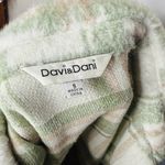 Davi & Dani  Ivory and Green Plaid Shacket Photo 3