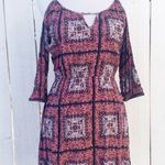 Hippie Rose  Red Cold Shoulder Sundress Photo 0