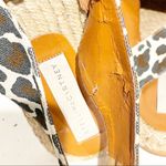 Stella McCartney  Size 8 Black Animal Print Chelsea Canvas Espadrille Slingback Photo 4