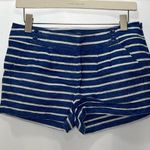 Vineyard Vines Blue & White Striped Linen Shorts Photo 0