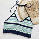 Aerie  Crochet Halter Crop Top Photo 0