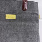 JOYN Cream and Grey Tote Bag with Garden Design. Gray Photo 4