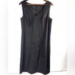 Talbots  12 Sleeveless Fitted Cotton Shift V-Neck Dress - Funeral Photo 7