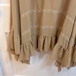 Moon Collection  ruffle dress with lace accents Photo 4