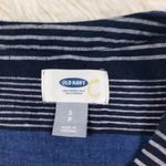 Old Navy  Blue Striped Long Sleeve Top Small Photo 4