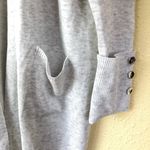 Verve Ami  Gray Sweater Cardigan with button accent M Photo 1