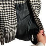 ZARA Houndstooth Black and White Women's Blazer Photo 5