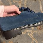 Munro NWOT American Blue Suede Oxford Veranda size 8.5 Narrow Photo 6
