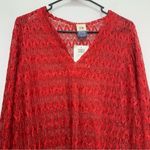 Faded Glory NWT‎  Red Swim Coverup Size Small Photo 2