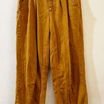 Free People  High Waist Abby Chino Pants Size 6 Mustard Gold Photo 0