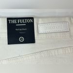 BLANKNYC NWT The‎ Fulton Boyfriend Distressed Denim Roll Up Short White Size 28 Photo 12