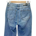 ANINE BING  Exposed Button Fly Mid Rise Slim Jeans Medium Blue Wash Size 26 | 2 Photo 3