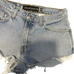 Levi's Silvertab Relaxed Guys Fit Cut off Shorts Raw Hem Size 9 Photo 1