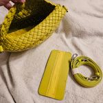 LMKids Fruit Green Woven Clutch with Removable Crossbody Strap Yellow Photo 7