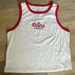 Y2K Coors Light Ringer Tank White Size M Photo 1