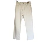 Madewell NWT   Jean White Canvas-Wash 90s-Straight High-Rise 30 Photo 7