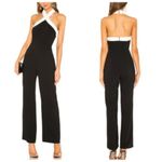superdown  Laurien Cross Front Jumpsuit in Black XSmall New Womens Outfit Photo 8