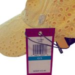 Vince Camuto Yellow Eyelet Baseball Cap Photo 4
