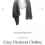 Carly Cushnie Gradient Gray Horizon Ombré Scarf Photo 6