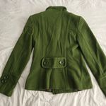 ZARA  Military Green Short Wool Peacoat S Photo 1