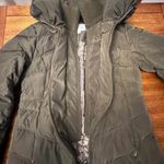 Jessica Simpson Down Puffer Coat Olive Green Size Large Photo 10